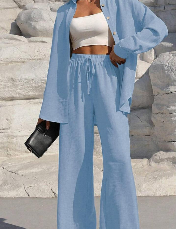 Casual Ribbed Lounge Set