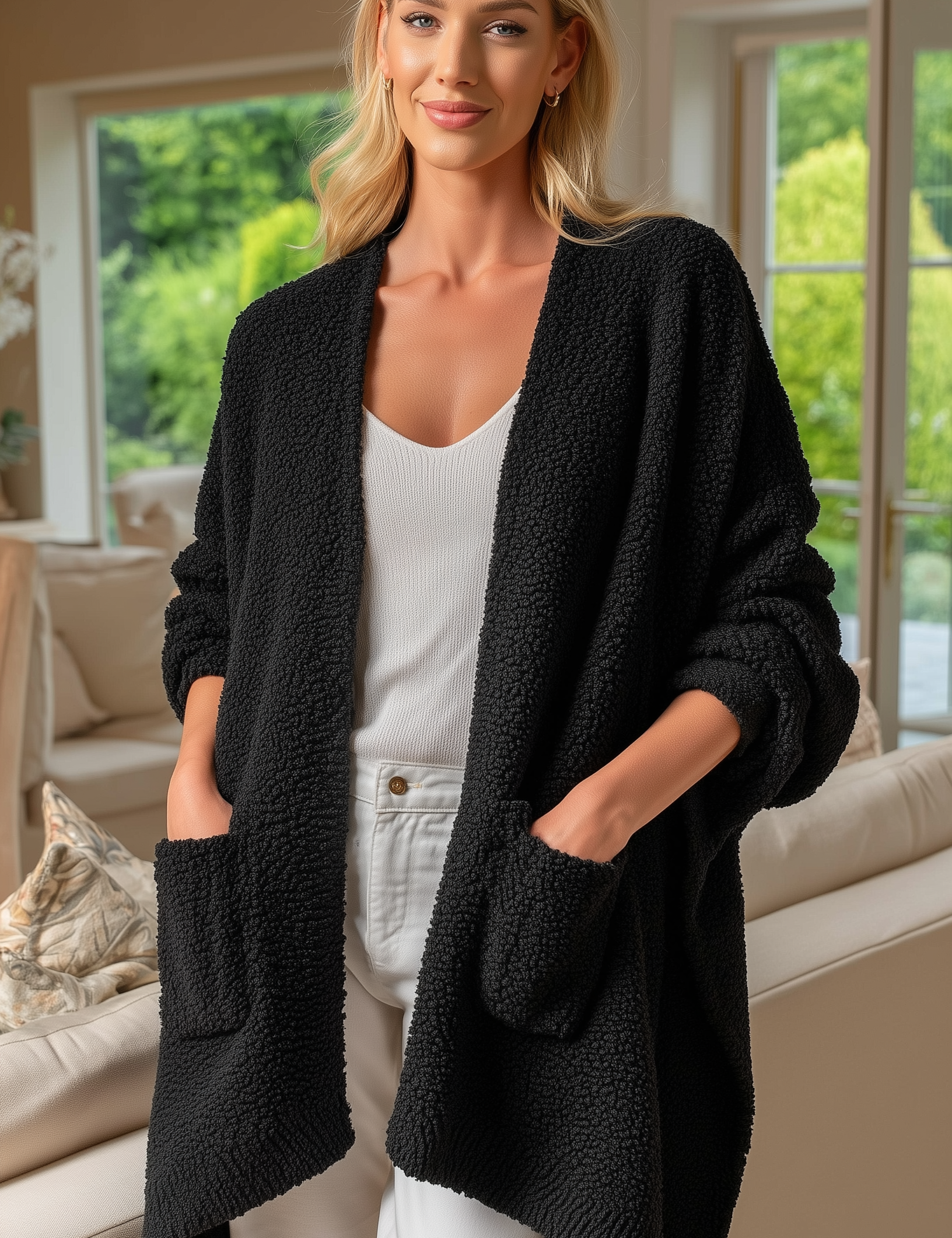 Oversized Plush Wrap Shawl